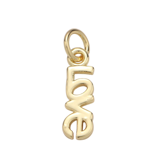 24K Gold Filled "LOVE" Charm