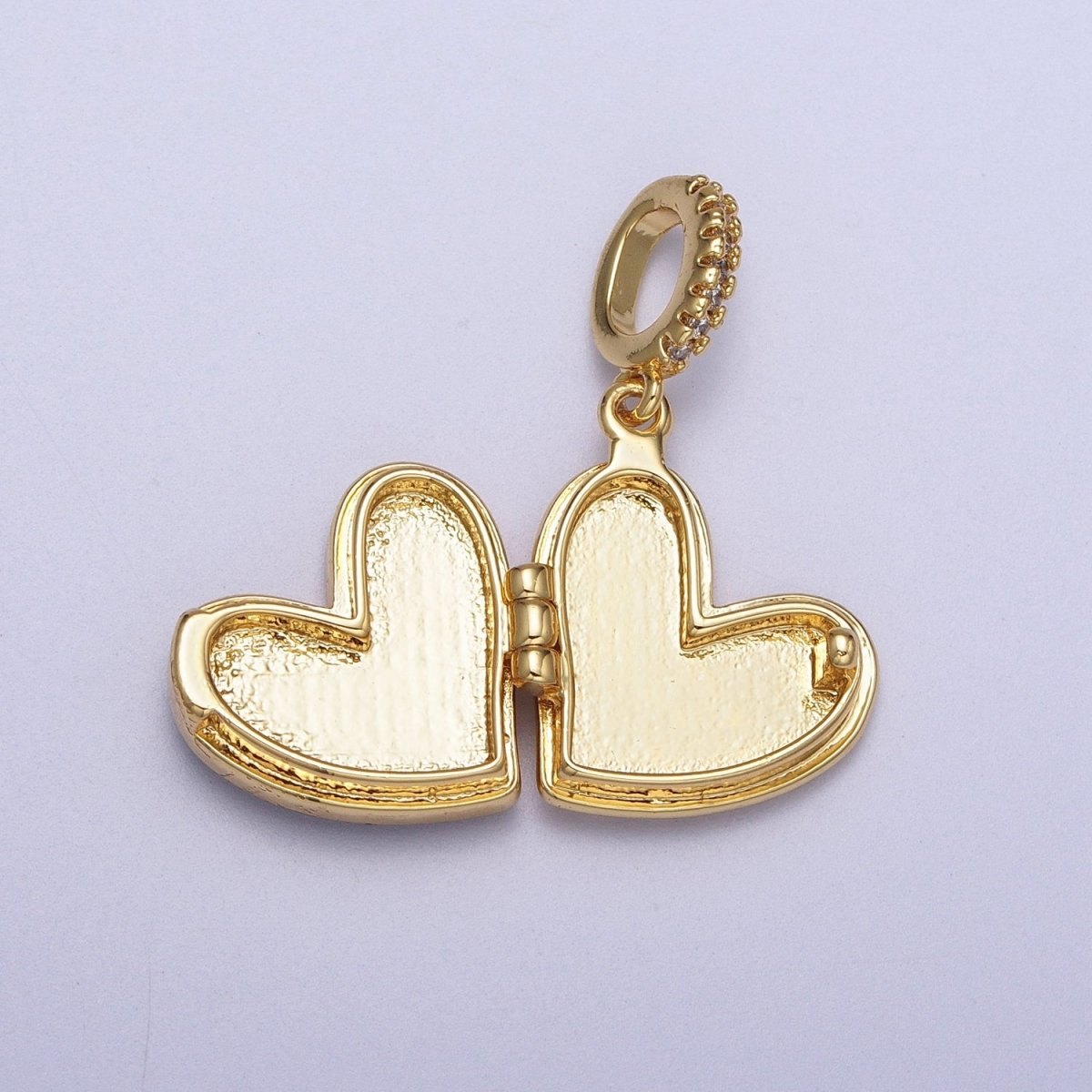 24K Gold-Filled 28mm Marian Cross Black, Blue, White, Green Shell Opal Heart Locket Pendant
