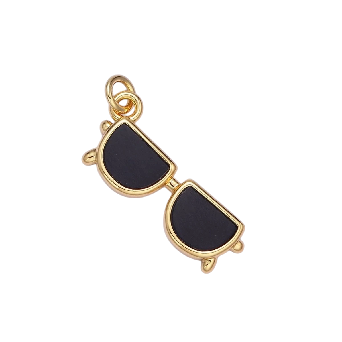 14K Gold Filled Black Sunglasses Shades Spectacle Add-On Charm