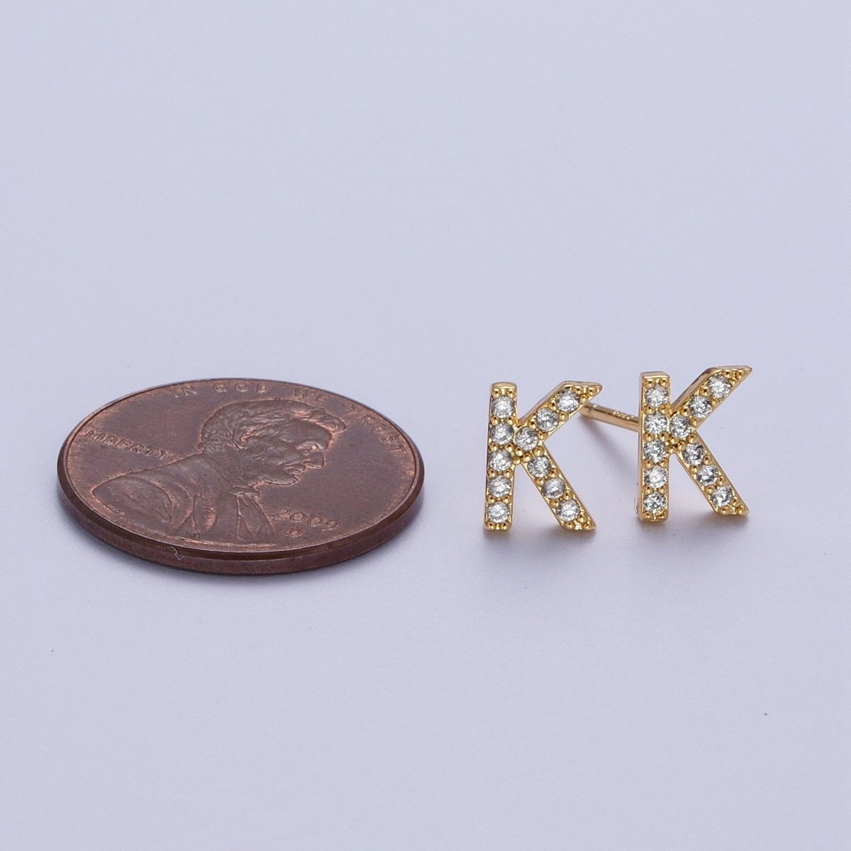 Tiny Initial Earring Letter Stud Earrings Initial Earrings Diamond CZ Initial Earrings Letter Studs Dainty Earrings